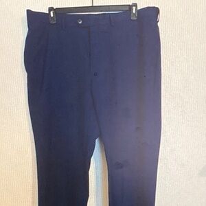 Men's Elegant Navy Dress Pants